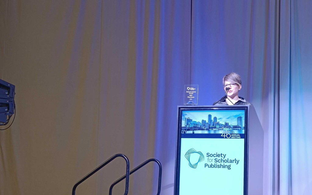 Romy Beard speaking at the 46th annual SSP conference