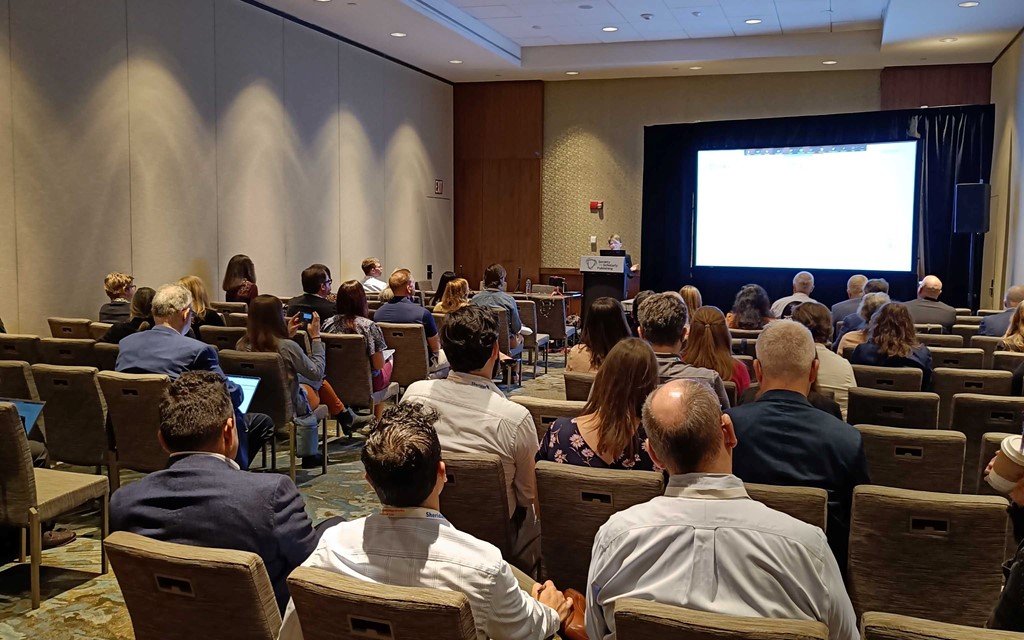 Romy Beard speaking at the 46th annual SSP conference