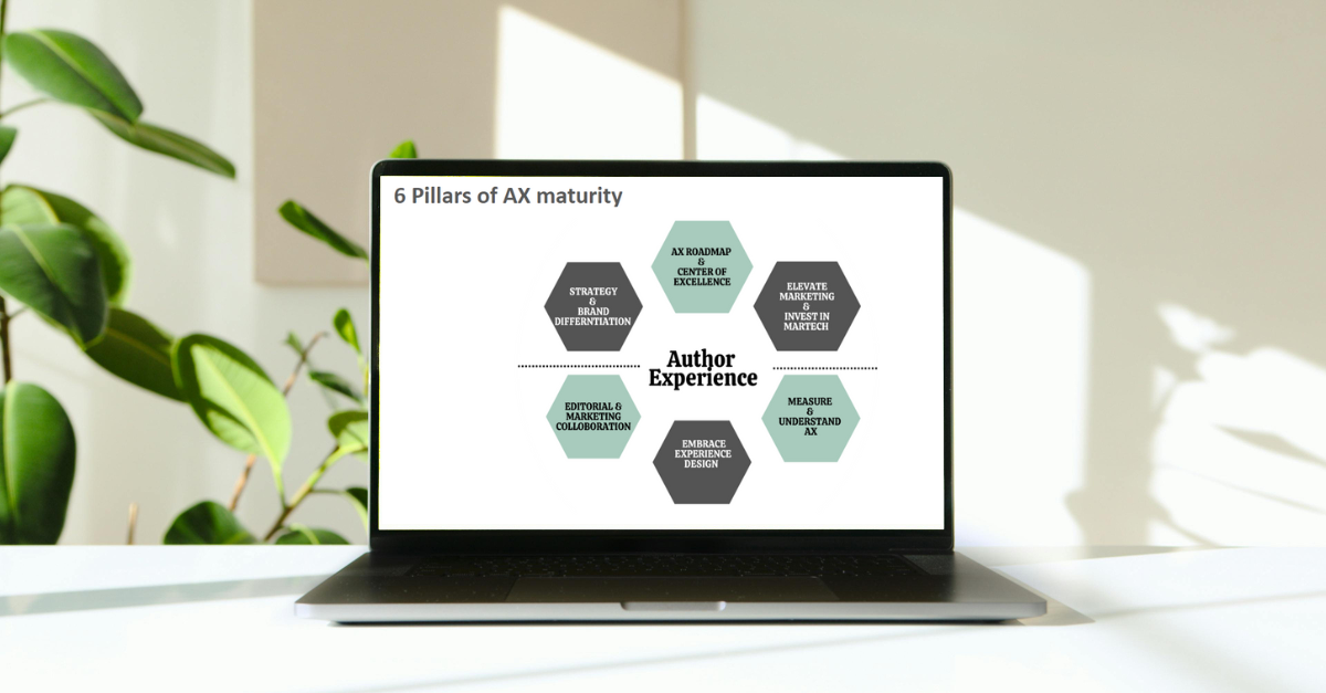 Image showing the 6 pillars of Author Experience maturity