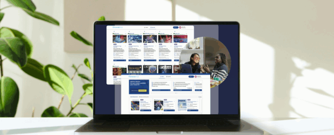 Laptop showing screenshots of different modules of the ChronosHub platform