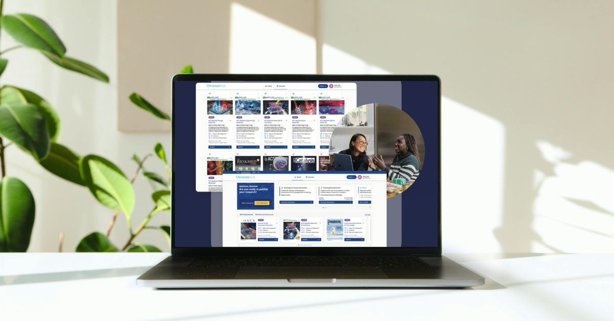 Laptop showing screenshots of different modules of the ChronosHub platform